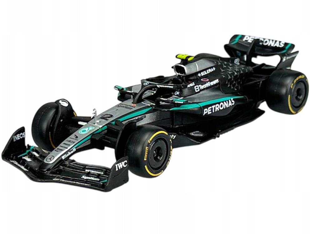 Mercedes-AMG F1 W16 E Performance #12 Kimi Antonelli "Petronas" Formula One F1 World Championship (2025) "Race" Series 1/43 Diecast Model Car by Bburago - image 2