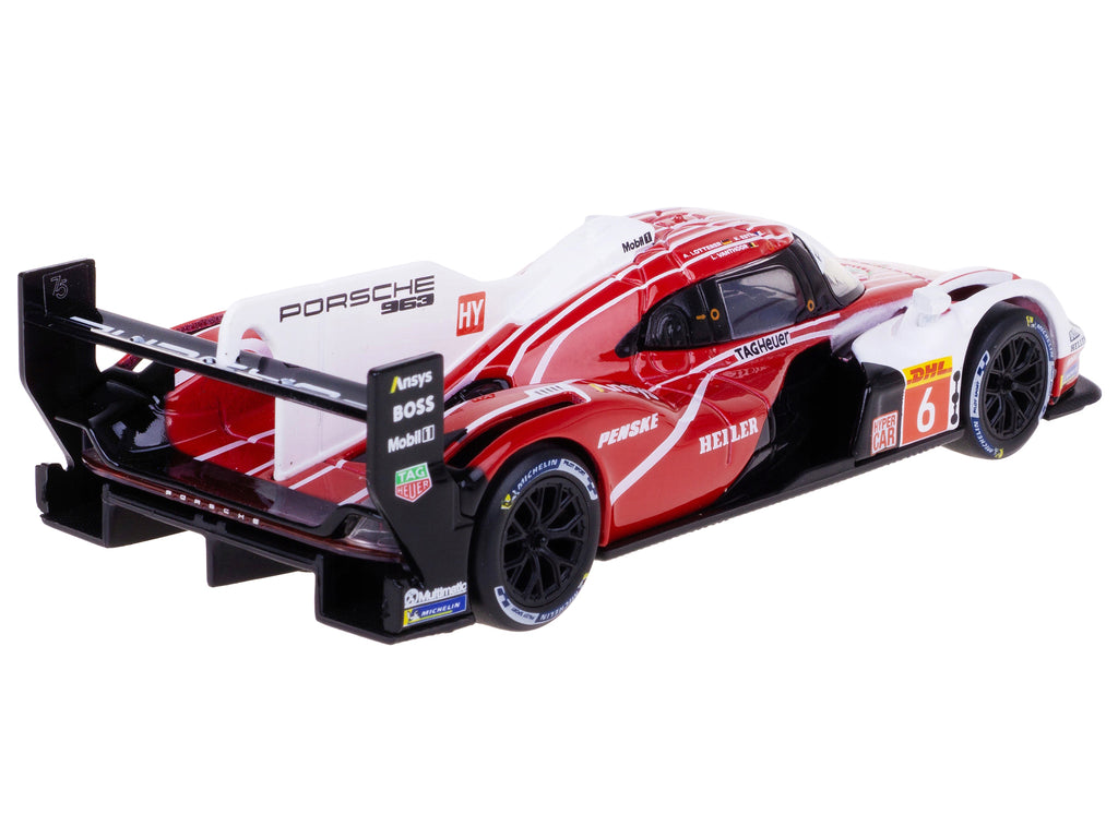 Porsche 963 #6 Kevin Estre - Andre Lotterer - Laurens Vanthoor "Porsche Penske Motorsport" Drivers' Winner "FIA World Endurance Championship" (2024) with Display Case "Race" Series 1/43 Diecast Model Car by Bburago - image 3