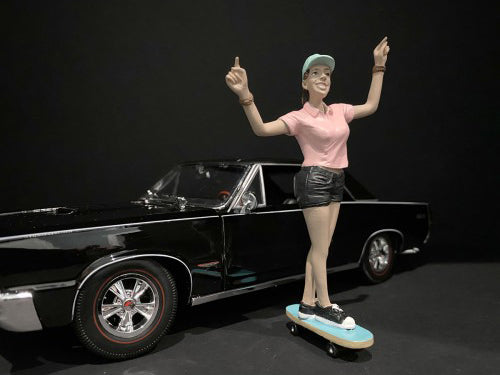 Skateboarders Figurines 4 piece Set for 1/24 Scale Models by American Diorama - image 5