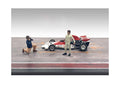 "Race Day" Two Diecast Figures Set 1 for 1/43 Scale Models by American Diorama
