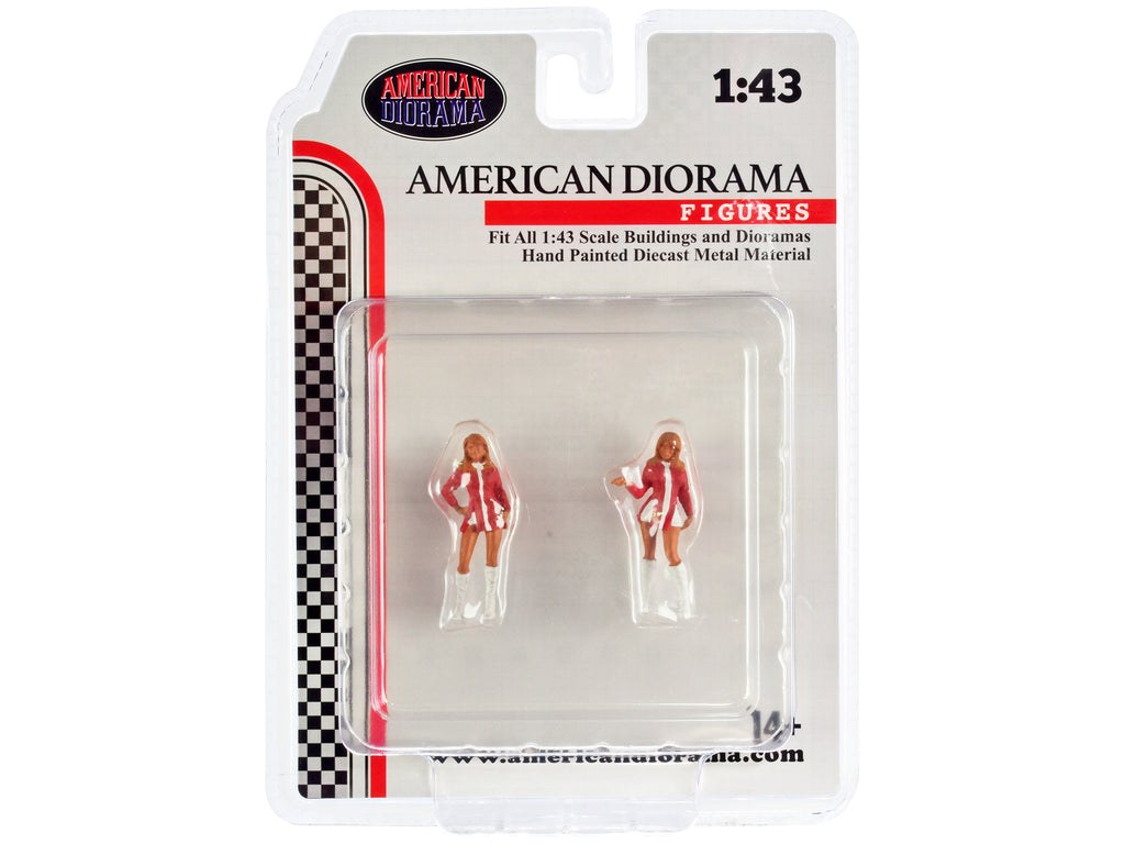 "Race Day" Two Diecast Figures Set 6 for 1/43 Scale Models by American Diorama - image 3