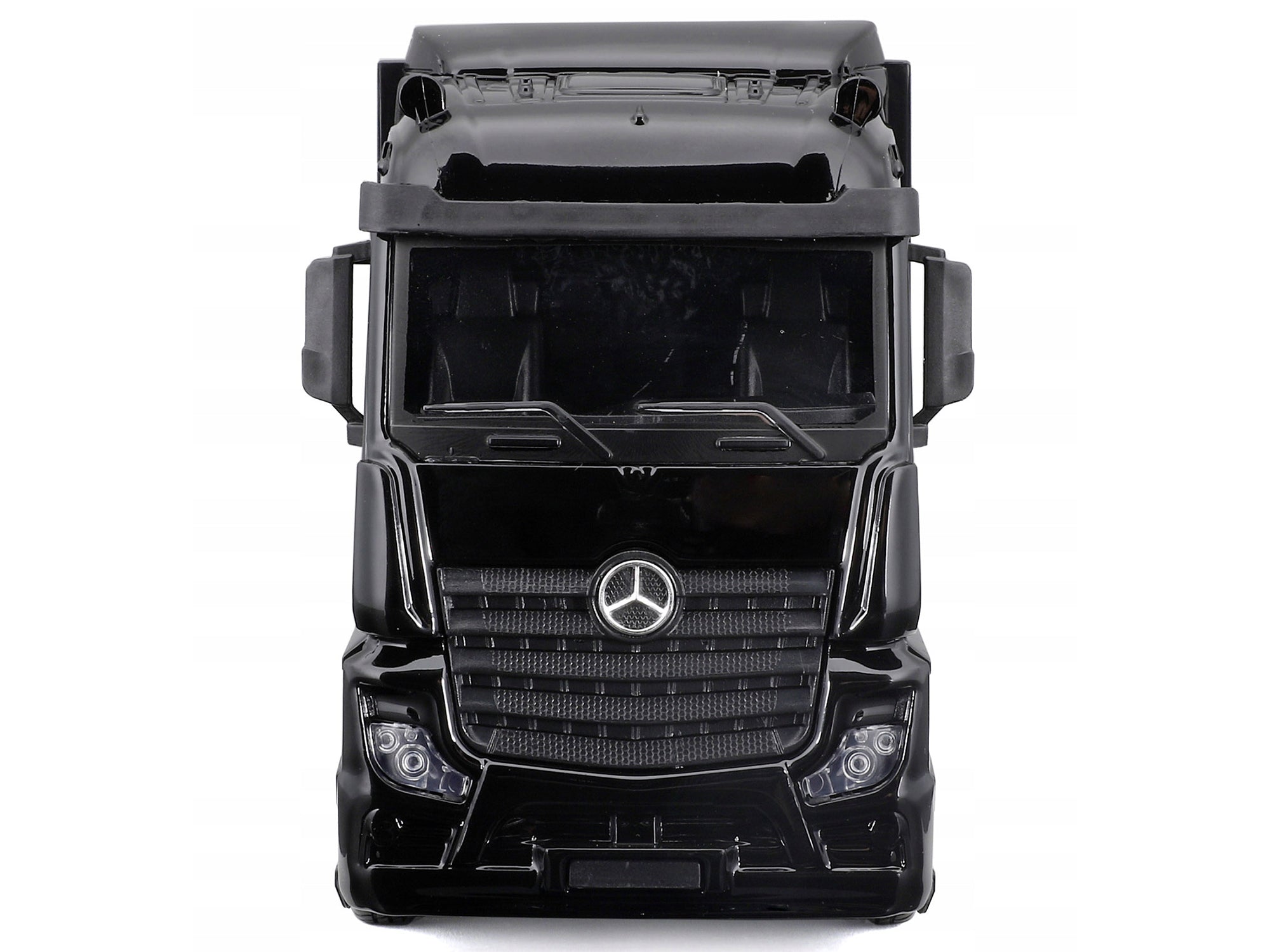 Mercedes-Benz Actros Gigaspace Car Transporter Black and Mercedes-AMG F1 W15 E Performance #63 George Russell "Petronas" Formula One F1 World Championship (2024) "Racing Hauler" Series 1/43 Diecast Model Car by Bburago - image 4