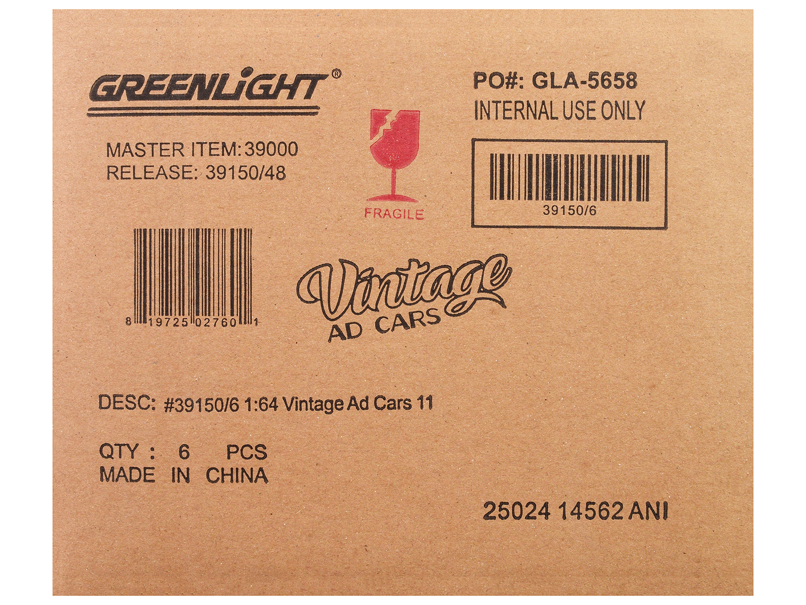 "Vintage Ad Cars" Series 11 Set of 6 pieces 1/64 Diecast Model Cars by Greenlight - image 3
