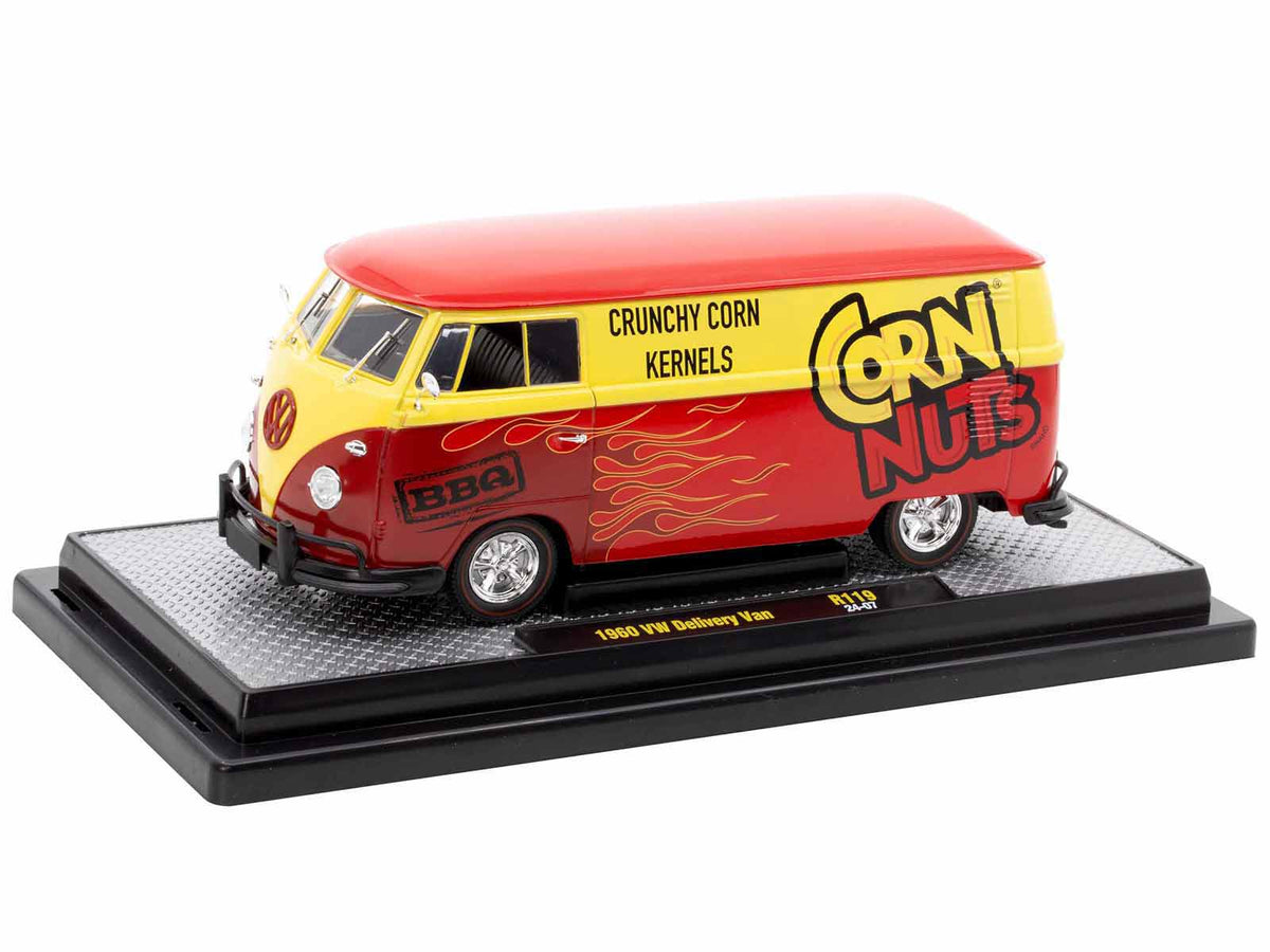 1960 Volkswagen Delivery Van Red and Yellow "Corn Nuts BBQ" Limited Edition to 6250 pieces Worldwide 1/24 Diecast Model Car by M2 Machines - image 2