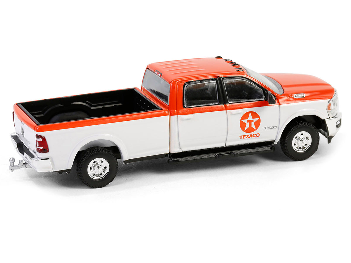 2023 Ram 2500 Pickup Truck "Texaco" Orange and White "Texaco Special Edition" Series 1 1/64 Diecast Model Car by Greenlight - image 3