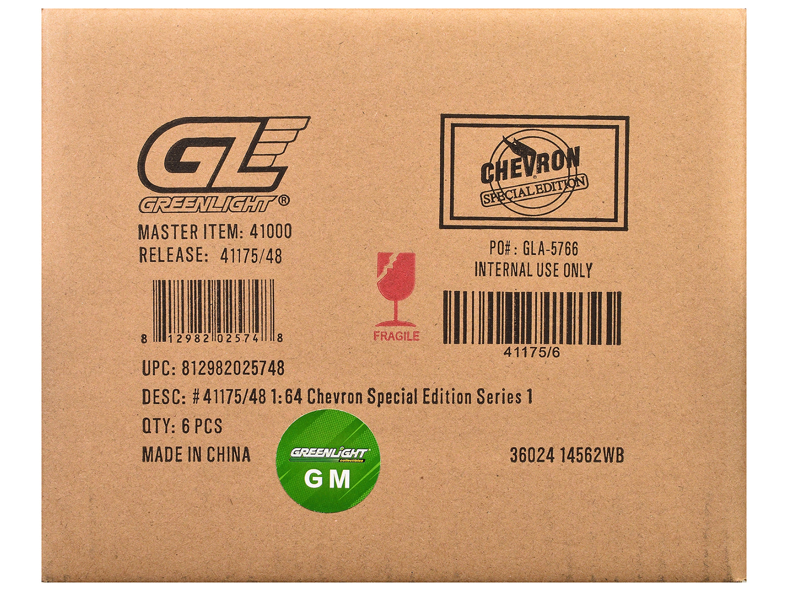 "Chevron Special Edition" Series 1 Set of 6 pieces 1/64 Diecast Model Cars by Greenlight - image 3