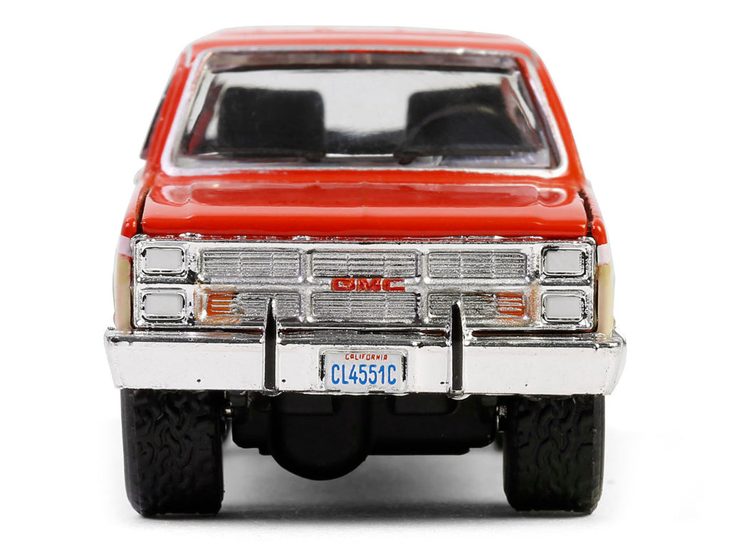 1988 GMC Suburban Sierra Classic C10 "Chevron" Orange and Beige with White Stripes "Chevron Special Edition" Series 1 1/64 Diecast Model Car by Greenlight - image 4