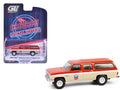 1988 GMC Suburban Sierra Classic C10 "Chevron" Orange and Beige with White Stripes "Chevron Special Edition" Series 1 1/64 Diecast Model Car by Greenlight