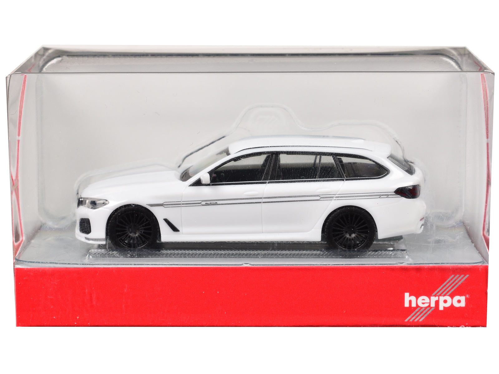 BMW Alpina B5 Touring White 1/87 (HO) Plastic Model Car by Herpa - image 3
