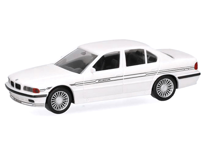 BMW Alpina B12 White 1/87 (HO) Plastic Model Car by Herpa - image 2