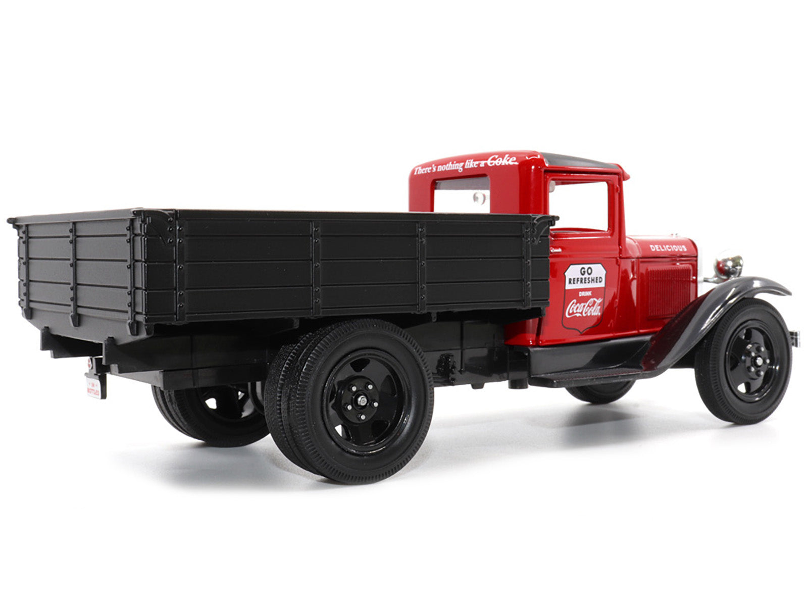 1931 Ford Model AA Pickup Truck Red and Black "Go Refreshed - Drink Coca-Cola" 1/24 Diecast Model Car by Motor City Classics - image 3