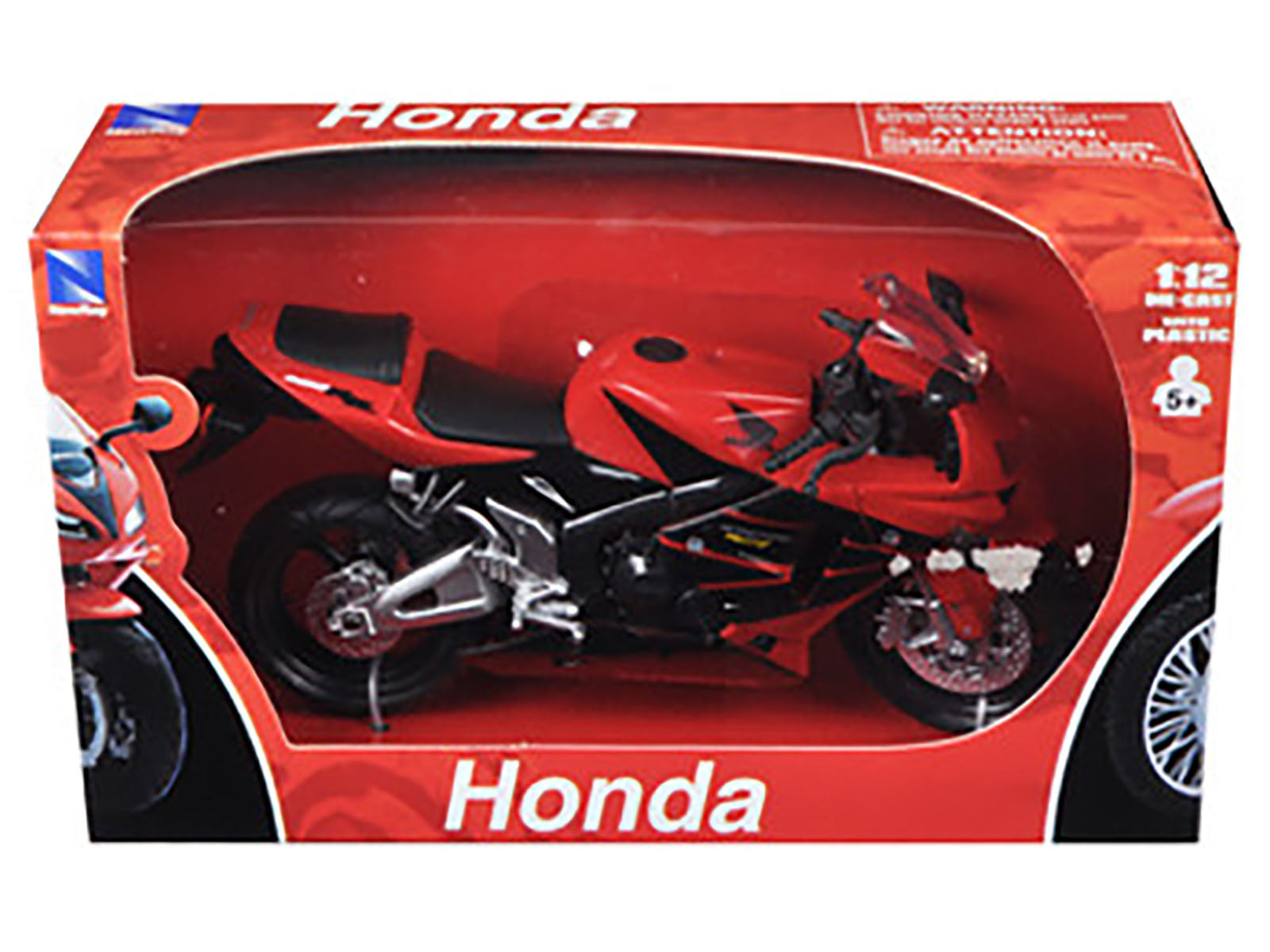 2006 Honda CBR600R Red 1/12 Diecast Motorcycle Model by New Ray - image 3