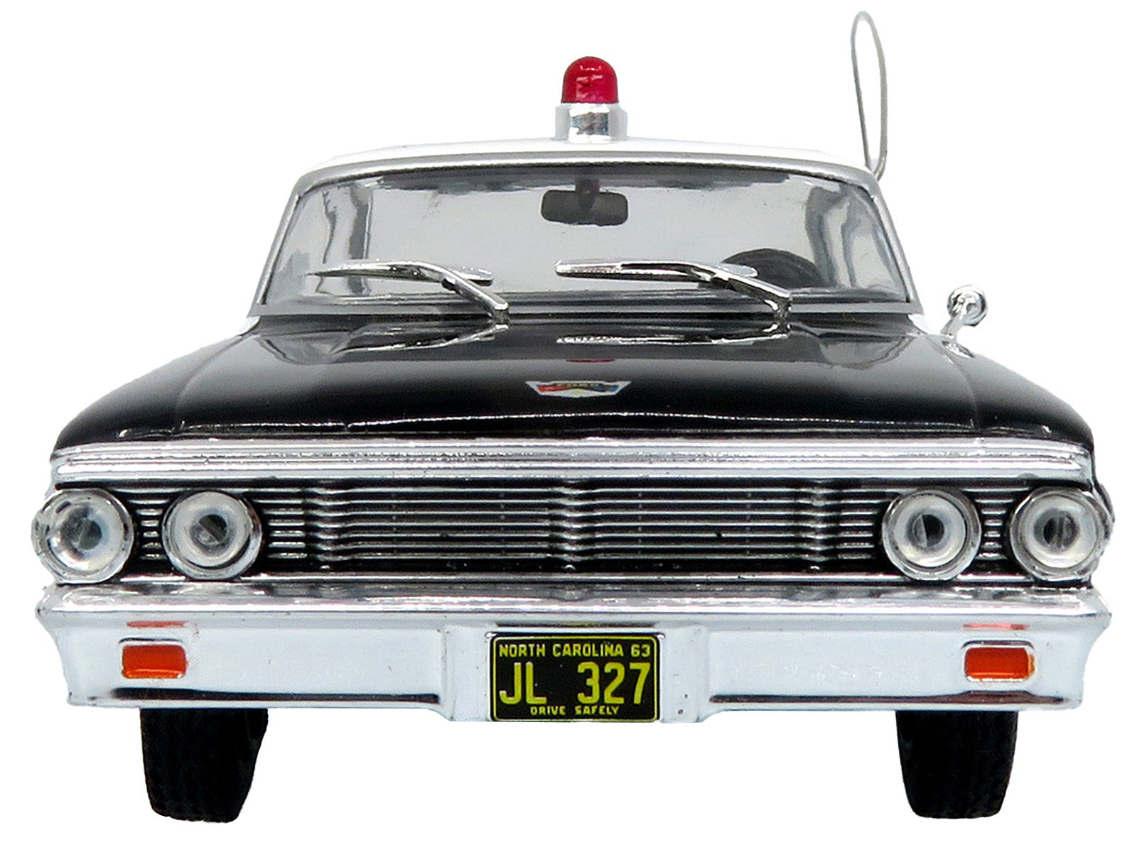 1964 Ford Galaxie 500 Police Car "Mount Airy Mayberry Sheriff" Black and White 1/43 Diecast Model by Iconic Replicas - image 4