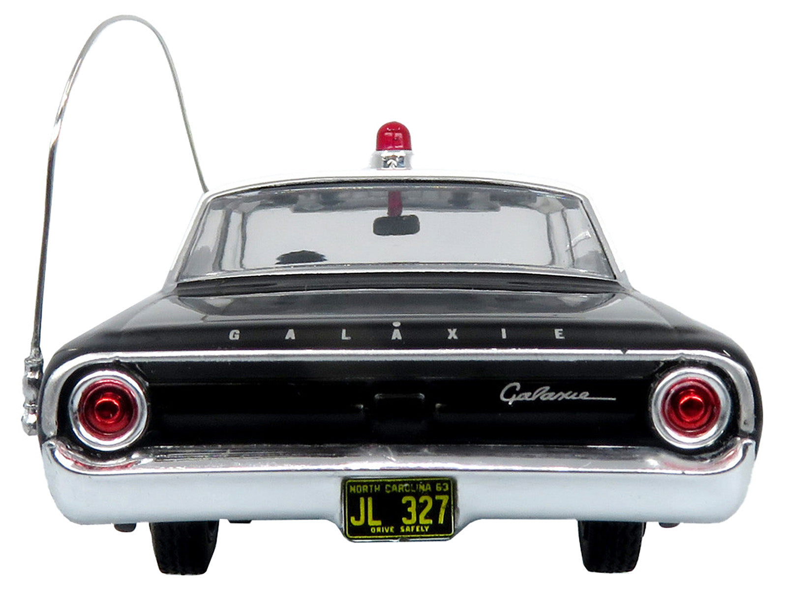 1964 Ford Galaxie 500 Police Car "Mount Airy Mayberry Sheriff" Black and White 1/43 Diecast Model by Iconic Replicas - image 5