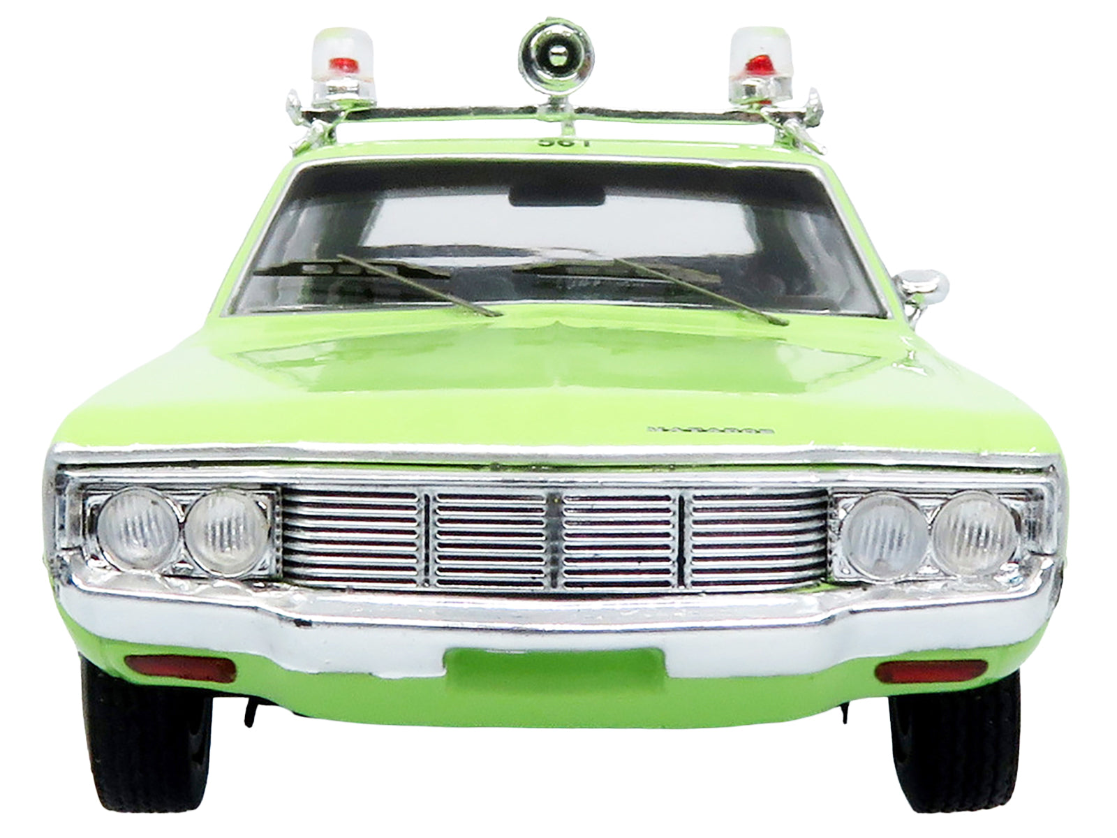 1972 AMC Matador Police Car "Cleveland Police Department" Light Green 1/43 Diecast Model by Iconic Replicas - image 4