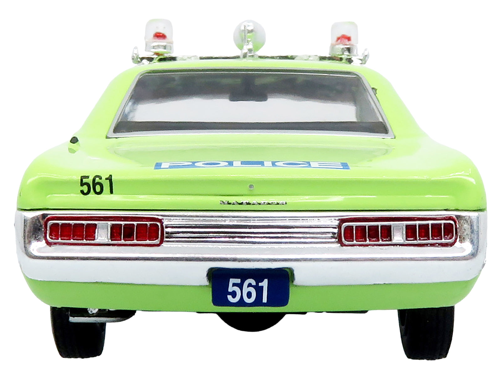 1972 AMC Matador Police Car "Cleveland Police Department" Light Green 1/43 Diecast Model by Iconic Replicas - image 5