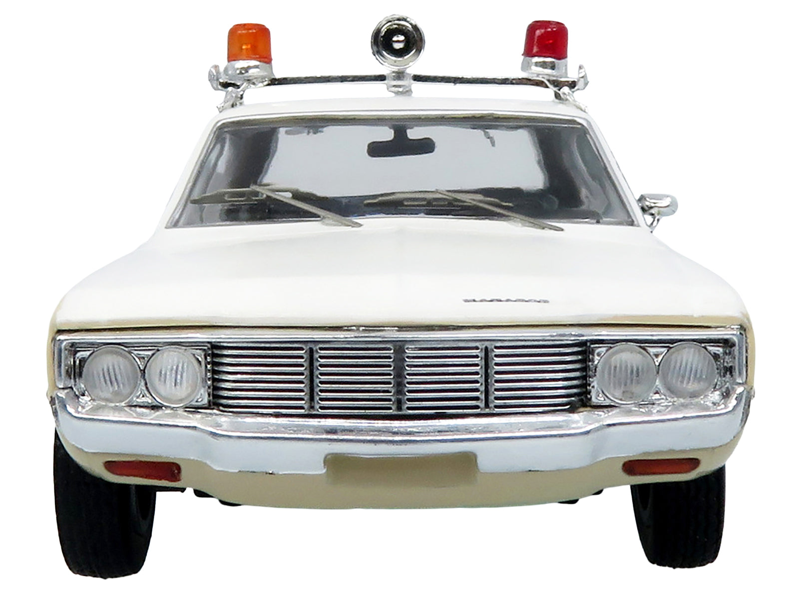 1972 AMC Matador Police Car "Phoenix Police Department" White and Beige 1/43 Diecast Model by Iconic Replicas - image 4