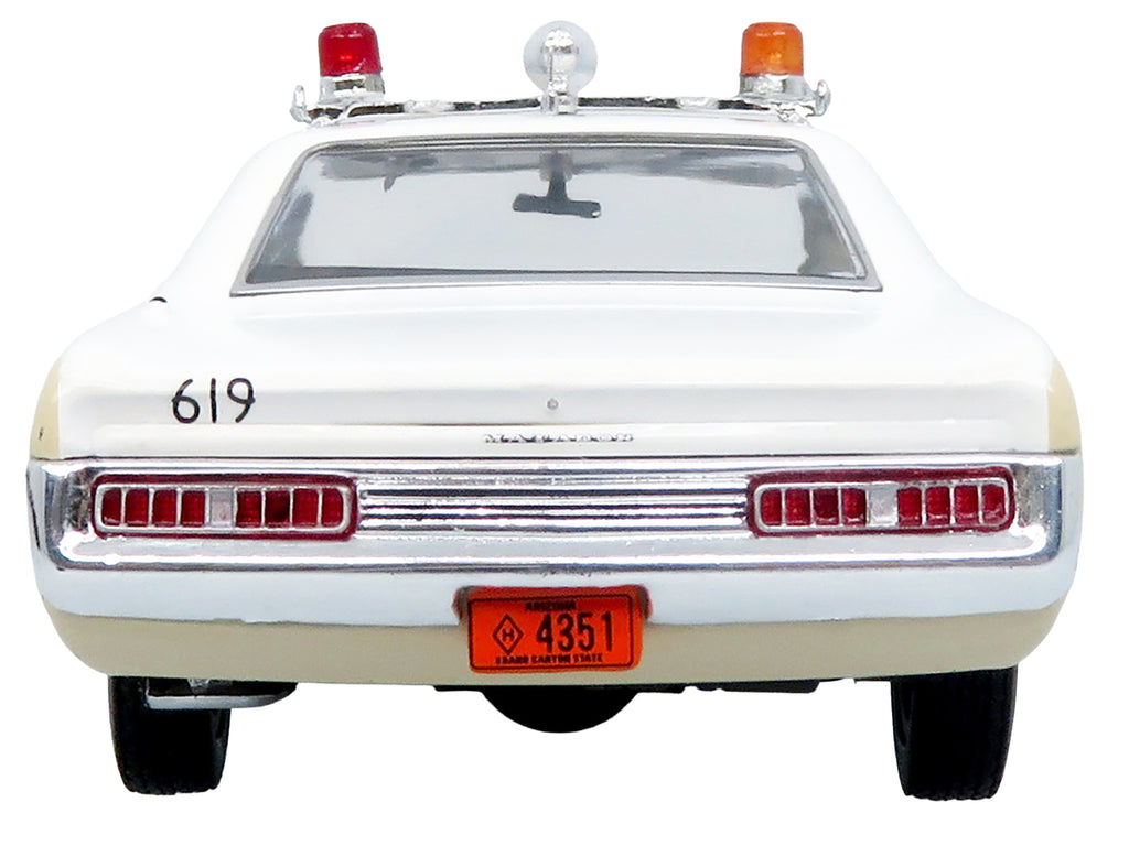 1972 AMC Matador Police Car "Phoenix Police Department" White and Beige 1/43 Diecast Model by Iconic Replicas - image 5