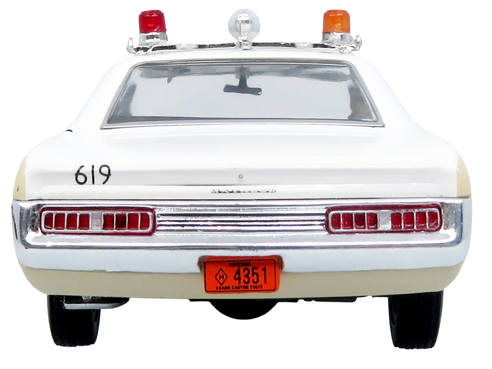 1972 AMC Matador Police Car "Phoenix Police Department" White and Beige 1/43 Diecast Model by Iconic Replicas - image 5