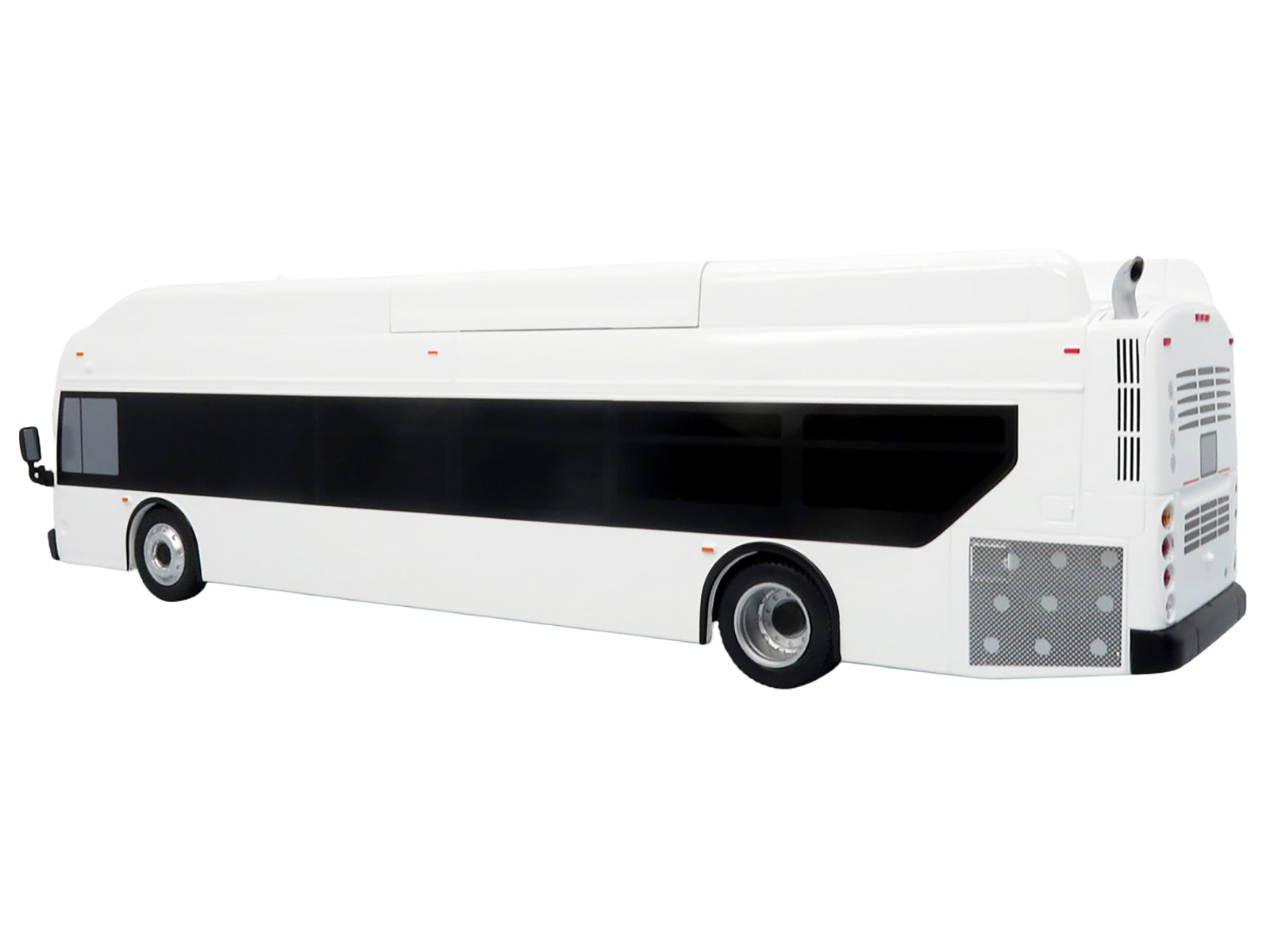 New Flyer Xcelsior Transit Bus Bank White "The Bus & Motorcoach Collection" Limited Edition to 504 Pieces Worldwide 1/43 Model by Iconic Replicas