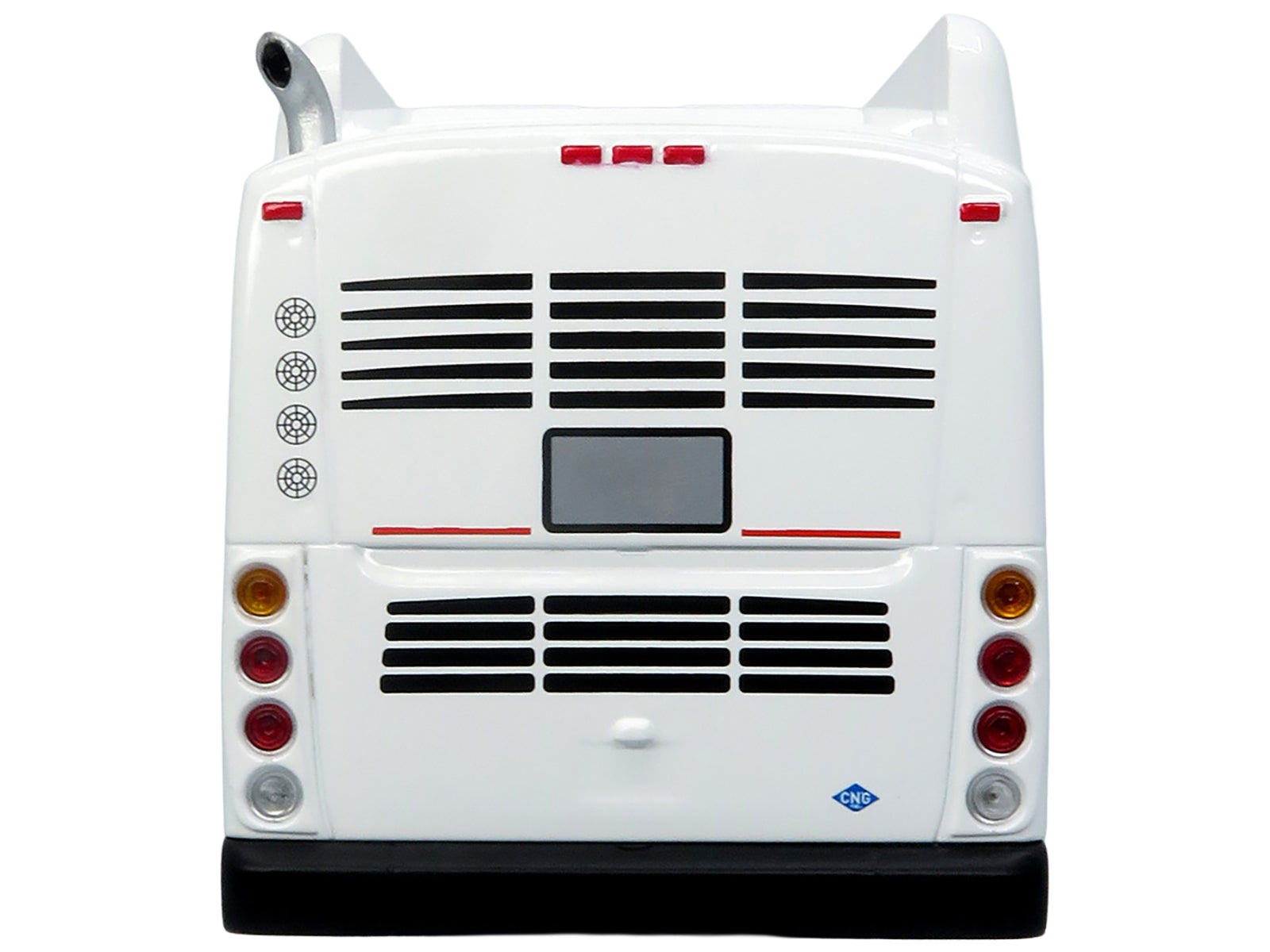 New Flyer Xcelsior Transit Bus Bank White "The Bus & Motorcoach Collection" Limited Edition to 504 Pieces Worldwide 1/43 Model by Iconic Replicas