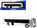 New Flyer Xcelsior Transit Bus Bank White "The Bus & Motorcoach Collection" Limited Edition to 504 Pieces Worldwide 1/43 Model by Iconic Replicas