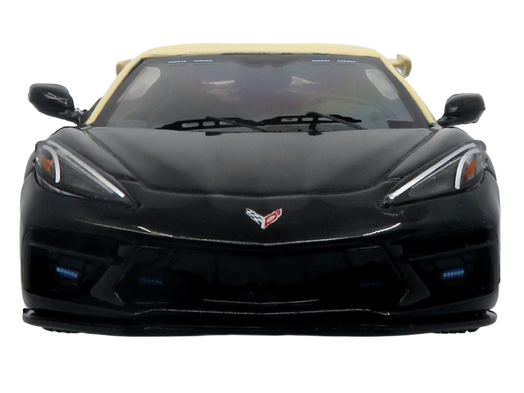 2023 Chevrolet Corvette C8 Stingray Police Interceptor "Florida Highway Patrol (FHP)" Black with Cream Top 1/43 Diecast Model by Iconic Replicas