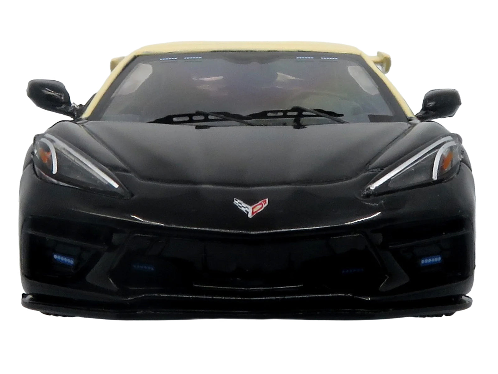 2023 Chevrolet Corvette C8 Stingray Police Interceptor "Florida Highway Patrol (FHP)" Black with Cream Top 1/43 Diecast Model by Iconic Replicas