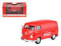 1962 Volkswagen Coca Cola Cargo Van Red 1/43 Diecast Model by Motorcity Classics