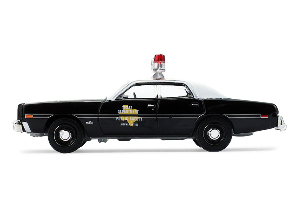 1978 Dodge Monaco Police Car "Texas Highway Patrol" Black and White "Hot Pursuit" Series 48 1/64 Diecast Model Car by Greenlight - image 2