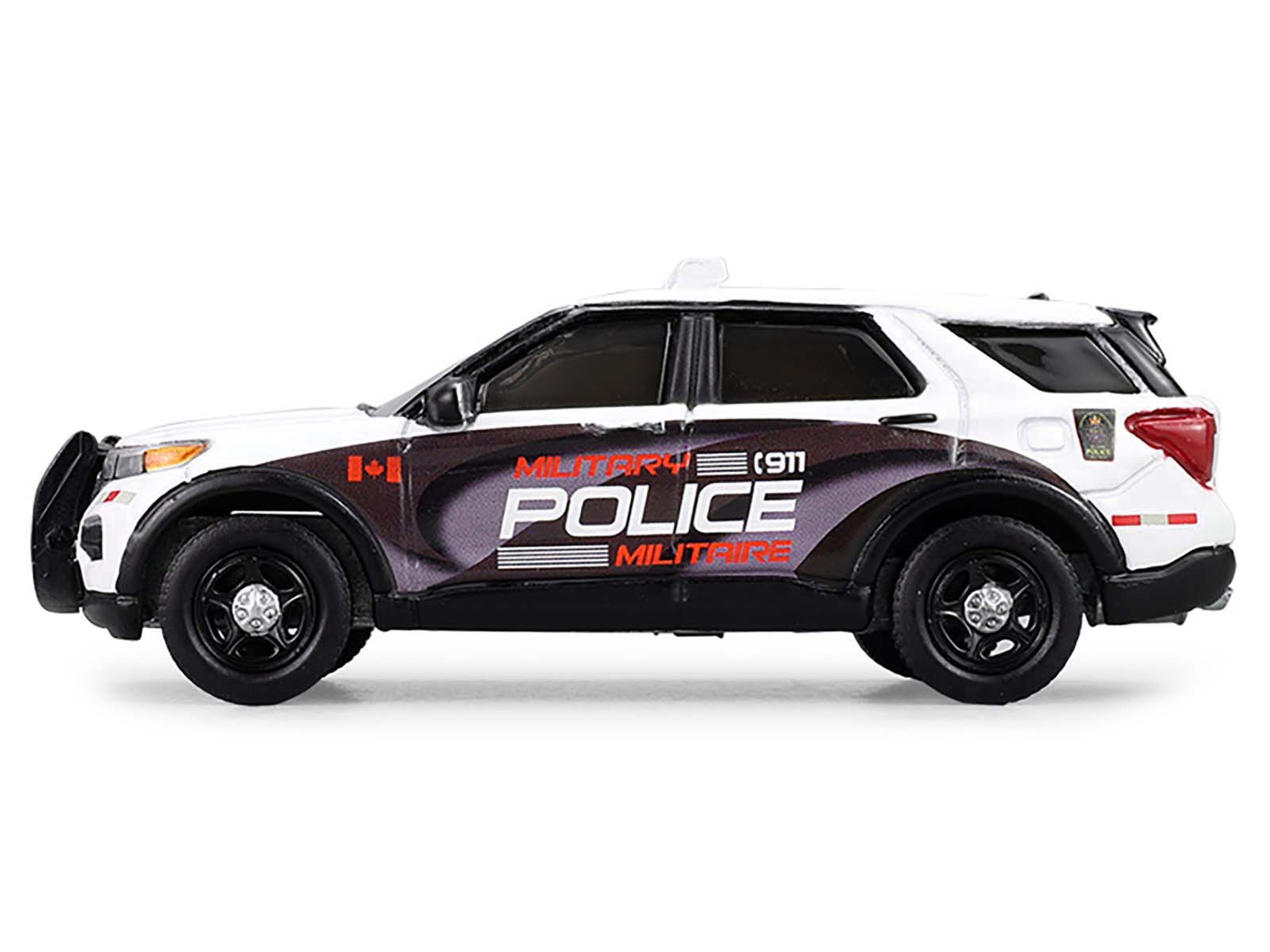 2024 Ford Police Interceptor Utility "Canada Military Police" White with Graphics "Hot Pursuit - Canada Special Edition" Series 1/64 Diecast Model Car by Greenlight - image 2