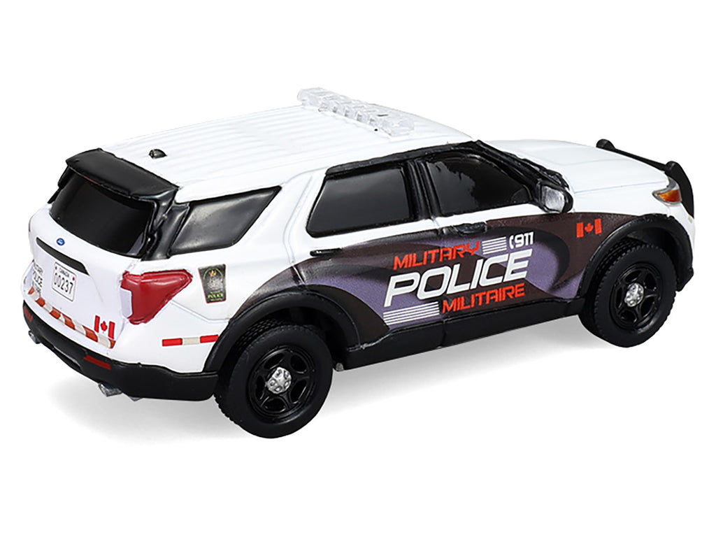 2024 Ford Police Interceptor Utility "Canada Military Police" White with Graphics "Hot Pursuit - Canada Special Edition" Series 1/64 Diecast Model Car by Greenlight - image 3