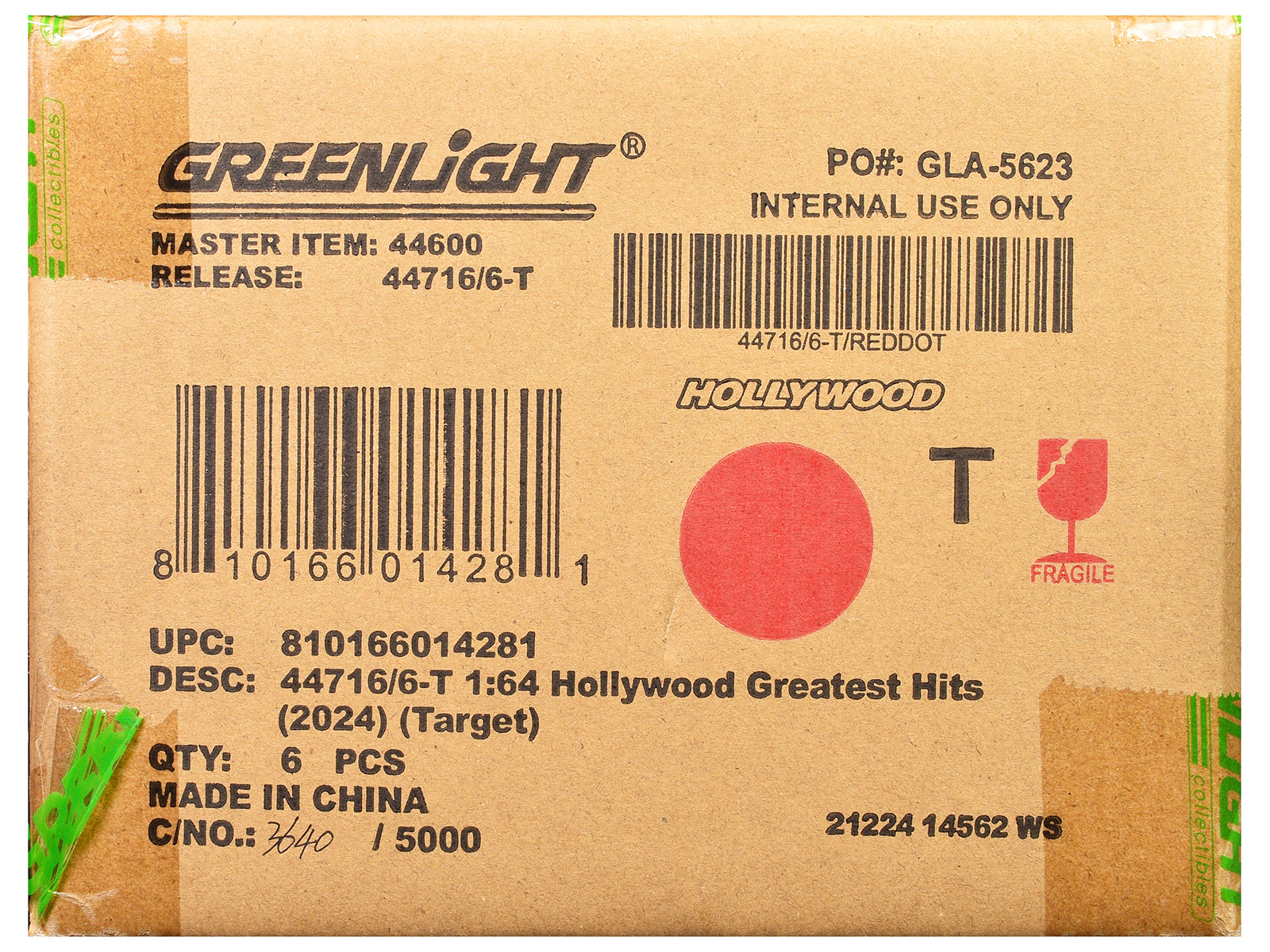 "Hollywood Greatest Hits" (2024) Set of 6 pieces 1/64 Diecast Model Cars by Greenlight - image 2