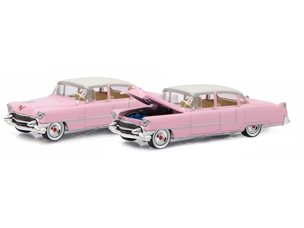 1955 Cadillac Fleetwood Series 60 Special Elvis Presley "Pink Cadillac" (1935-1977) 1/64 Diecast Model Car by Greenlight - image 2
