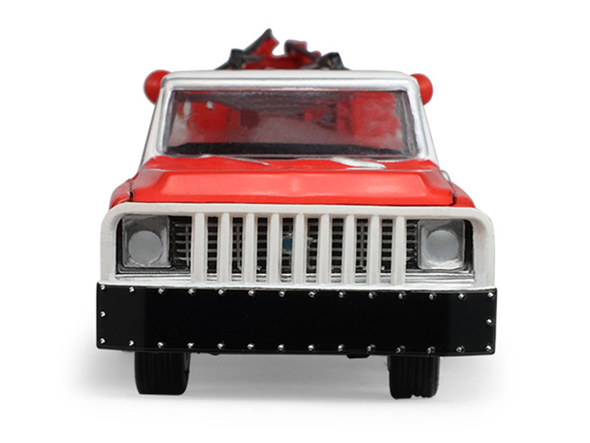 1971 Chevrolet C-30 Dually Wrecker Tow Truck "Phillips 66" Red with White Top "Dually Drivers" Series 17 1/64 Diecast Model Car by Greenlight - image 4