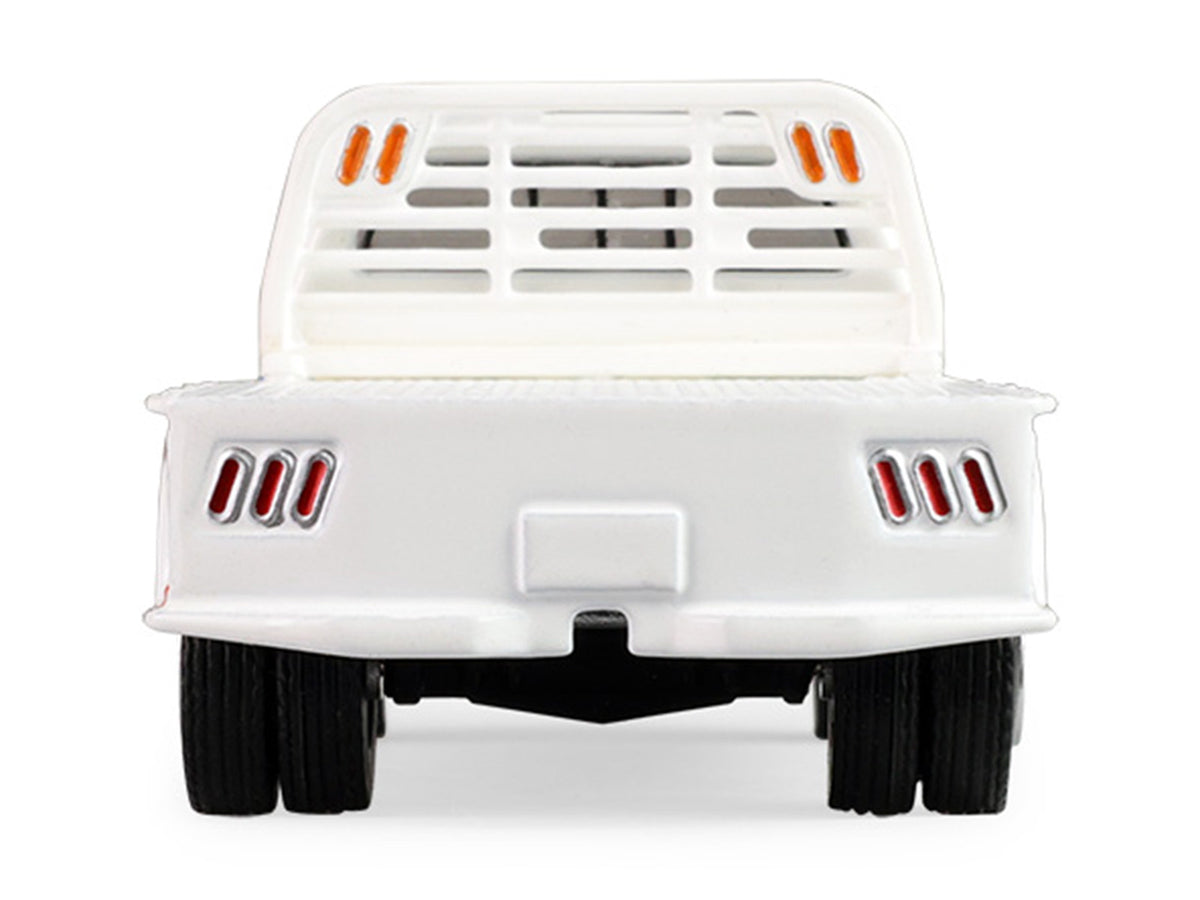 1981 Dodge Ram W350 Power Ram Dually Flatbed Truck "Goodyear" White with Blue Sides "Dually Drivers" Series 17 1/64 Diecast Model Car by Greenlight - image 5