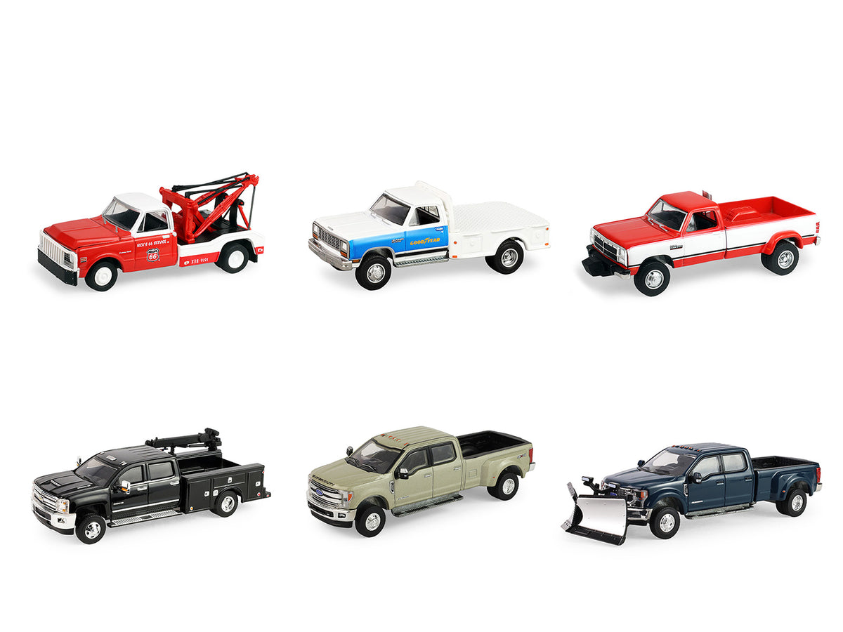 "Dually Drivers" Series 17 Set of 6 pieces 1/64 Diecast Model Cars by Greenlight - image 2