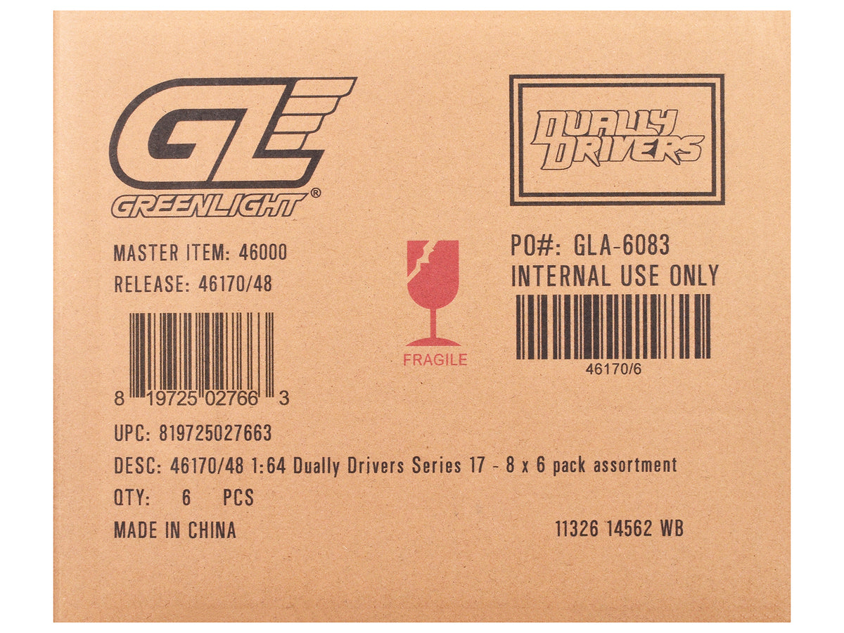 "Dually Drivers" Series 17 Set of 6 pieces 1/64 Diecast Model Cars by Greenlight - image 3