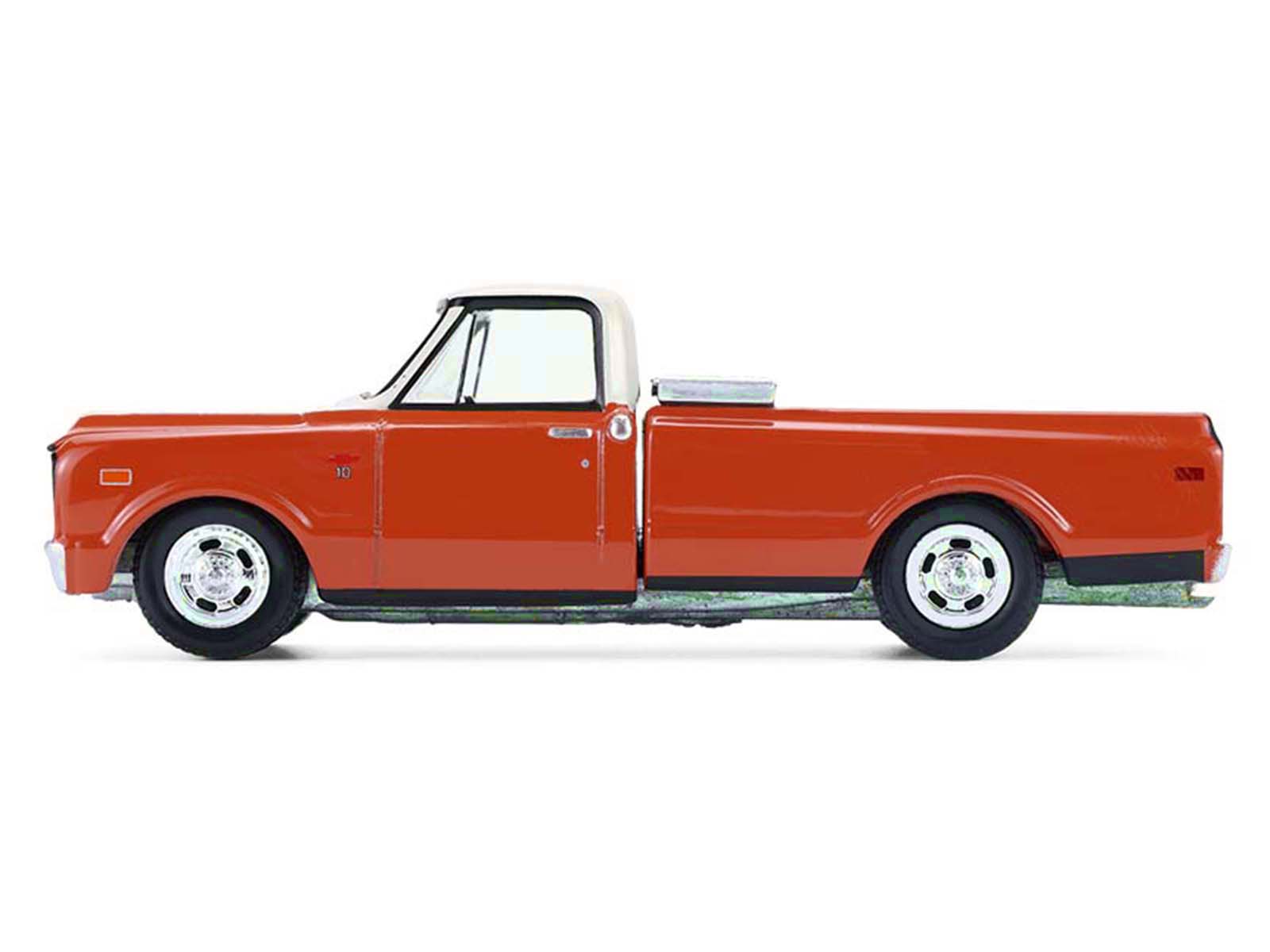 1968 Chevrolet C-10 Pickup Truck with Toolbox Orange and Beige "Down on the Farm" Series 11 1/64 Diecast Model by Greenlight - image 2