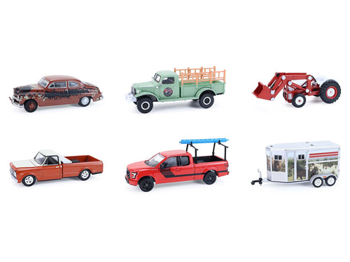 "Down on the Farm" Series 11 Set of 6 pieces 1/64 Diecast Models by Greenlight - image 2