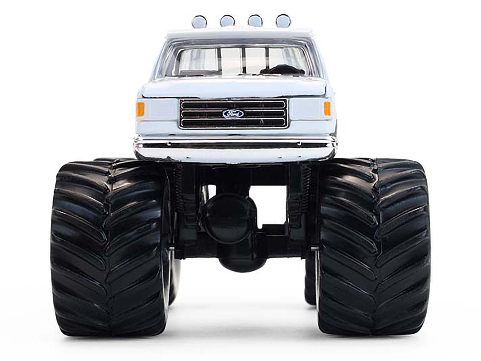 1988 Ford F-150 Monster Truck "Jersey Outlaw" White "Kings of Crunch" Series 16 1/64 Diecast Model Car by Greenlight - image 4