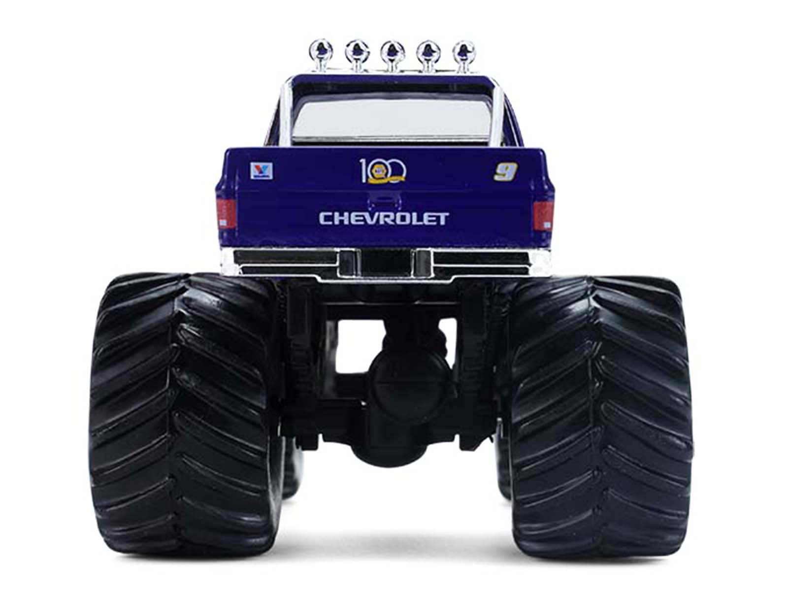 1984 Chevrolet C20 Monster Truck #9 "NAPA" Blue with Graphics "Kings of Crunch - Hendrick Motorsports Tribute" Special Edition 1/64 Diecast Model Car by Greenlight - image 4