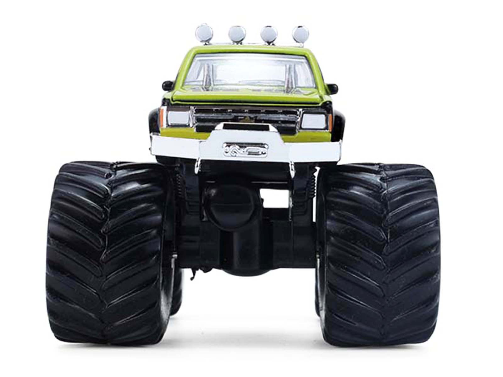 1986 Chevrolet S10 Monster Truck #24 "Raptor" Black and Green with Graphics "Kings of Crunch - Hendrick Motorsports Tribute" Special Edition 1/64 Diecast Model Car by Greenlight - image 4