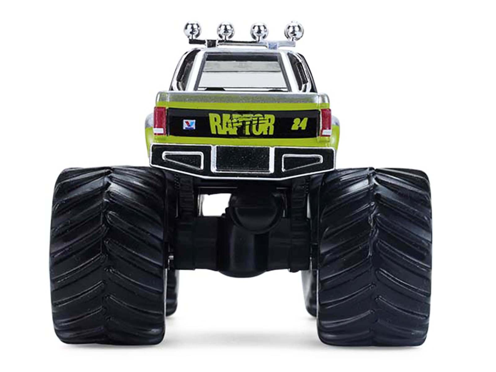1986 Chevrolet S10 Monster Truck #24 "Raptor" Black and Green with Graphics "Kings of Crunch - Hendrick Motorsports Tribute" Special Edition 1/64 Diecast Model Car by Greenlight - image 5