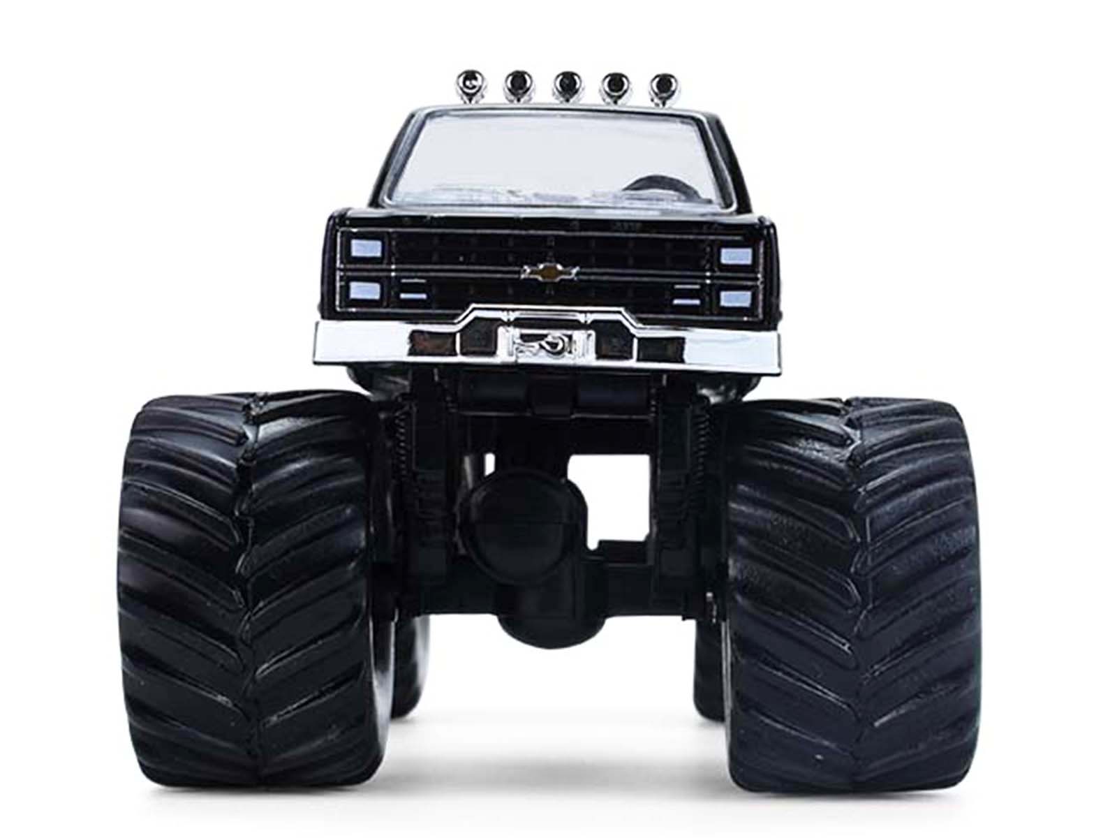 1984 Chevrolet Silverado Monster Truck #48 "Ally" Black and Purple with Graphics "Kings of Crunch - Hendrick Motorsports Tribute" Special Edition 1/64 Diecast Model Car by Greenlight - image 4