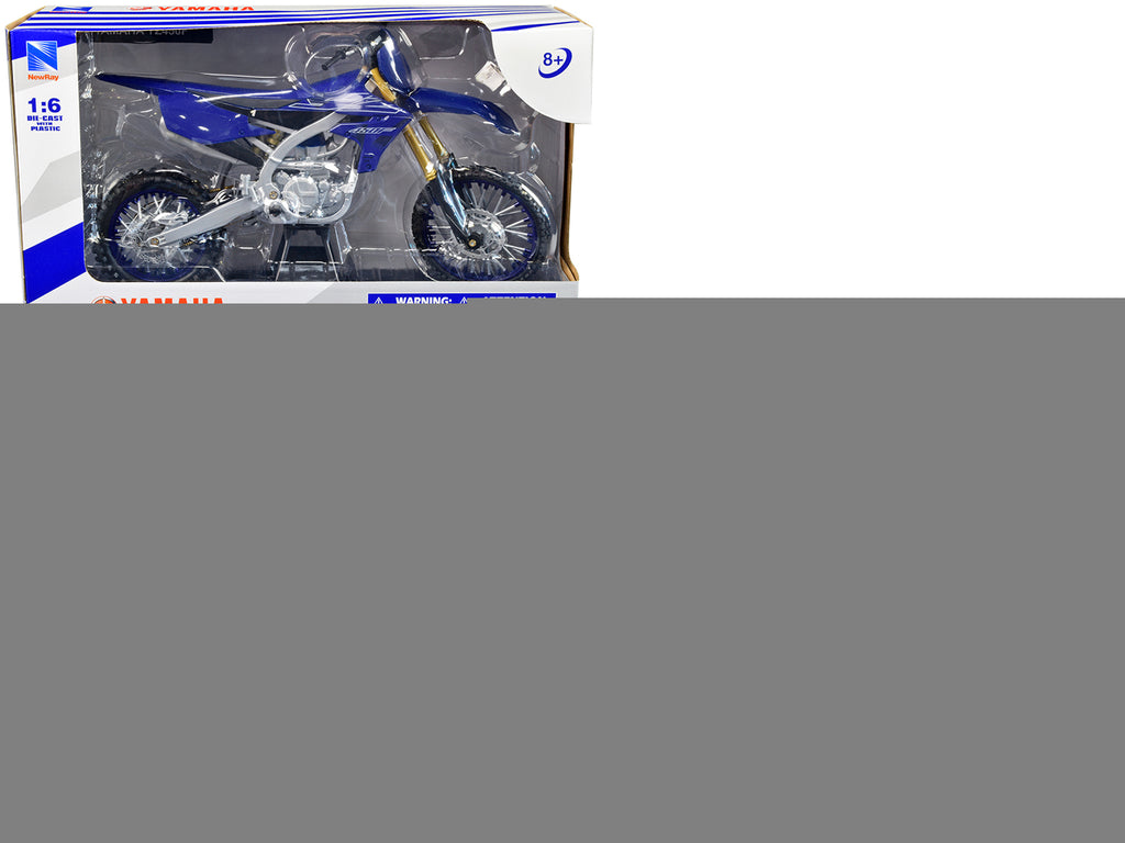 Yamaha YZ450F Dirt Bike Motorcycle Blue and Black 1/6 Diecast Model by New Ray