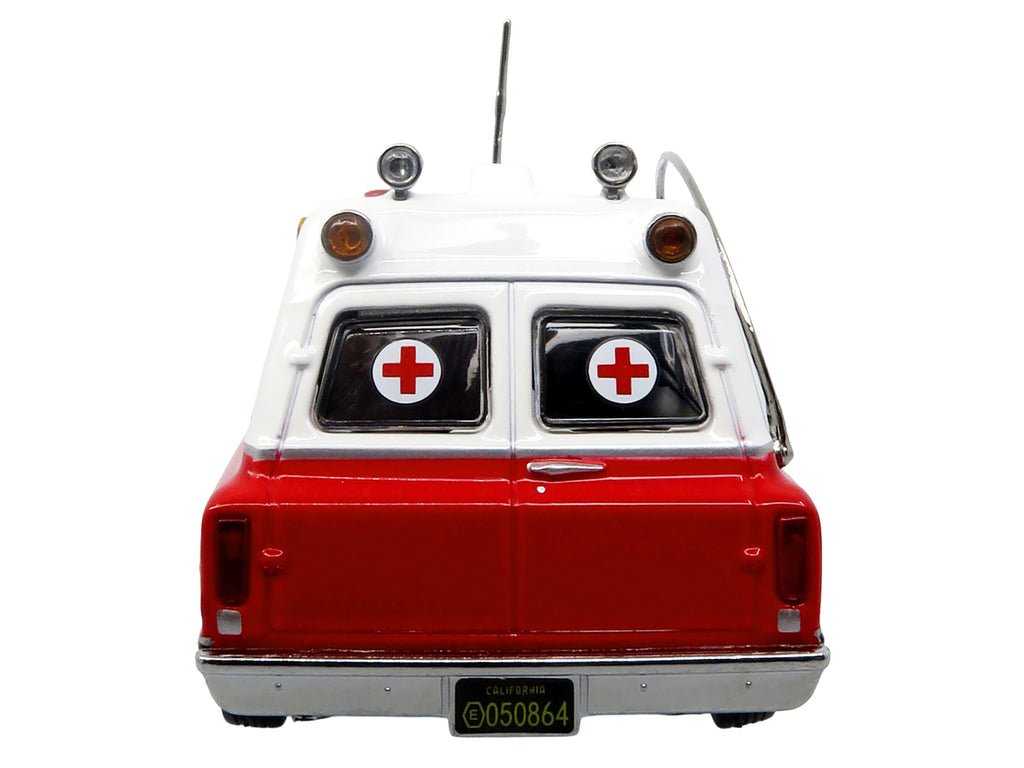 1969 Chevrolet C-10 Ambulance "Los Angeles City Fire Department" Red and White "5 Alarm" Series Limited Edition 1/50 Diecast Model by Iconic Replicas - image 5