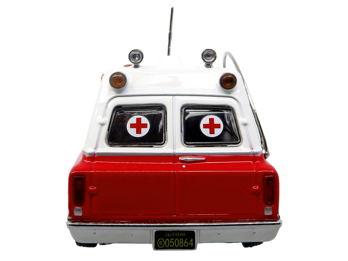 1969 Chevrolet C-10 Ambulance "Los Angeles City Fire Department" Red and White "5 Alarm" Series Limited Edition 1/50 Diecast Model by Iconic Replicas - image 5