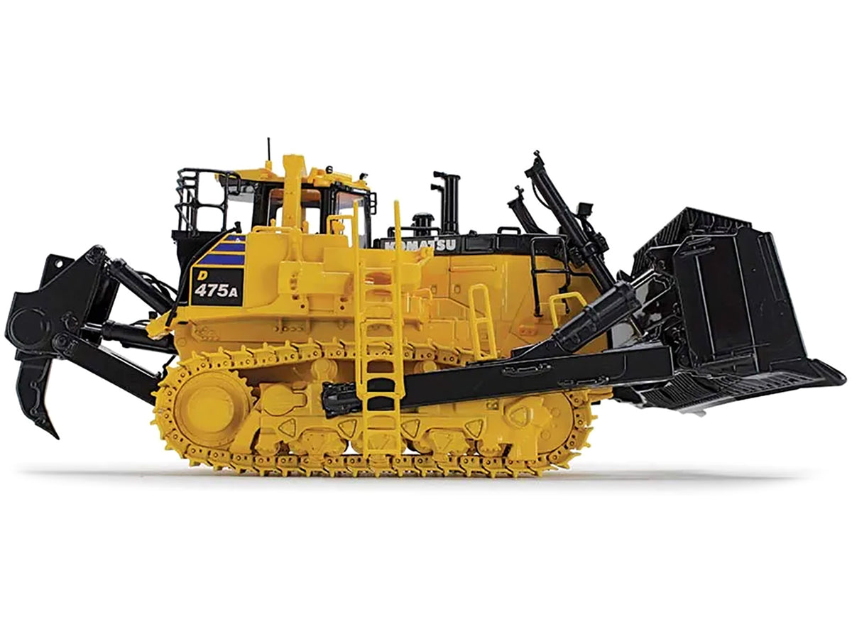 Komatsu D475A-8 Dozer with Ripper Yellow 1/50 Diecast Model by First Gear - image 2