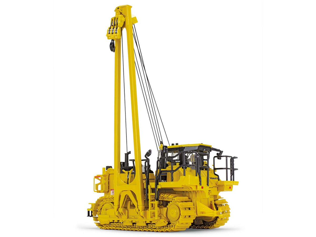 Komatsu D155CX-8 With K170 Pipelayer Yellow with Accessories 1/50 Diecast Model by First Gear - image 4